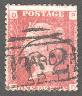 Great Britain Scott 33 Used Plate 99 - PD - Click Image to Close